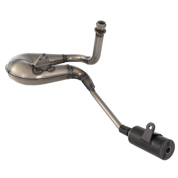 Rennauspuff GIANNELLI Vintage- Stahl schwarz- Farbe (ESD): schwarz f�r LML Star-Star Deluxe 200 4T