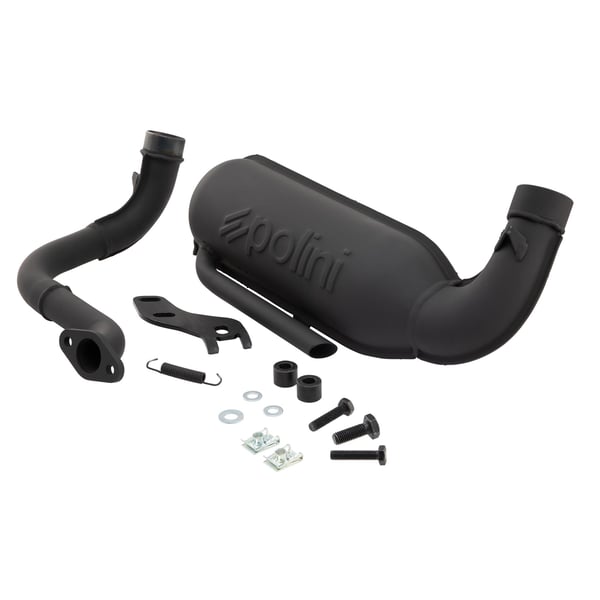 Rennauspuff POLINI Original 200-2034- Stahl f�r Vespa 90-R-SS-100-125-PV-ET3