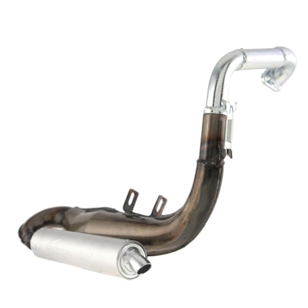 Rennauspuff SIMONINI- Stahl klarlackiert- Dämpfer: Aluminium Farbe (ESD): silber für Vespa 50-N-L-R-S-Special-SR-SS Rennauspuff SIMONINI- Stahl klarlackiert- Dämpfer: Aluminium Farbe (ESD): silber für Vespa 50-N-L-R-S-Special-SR-SS