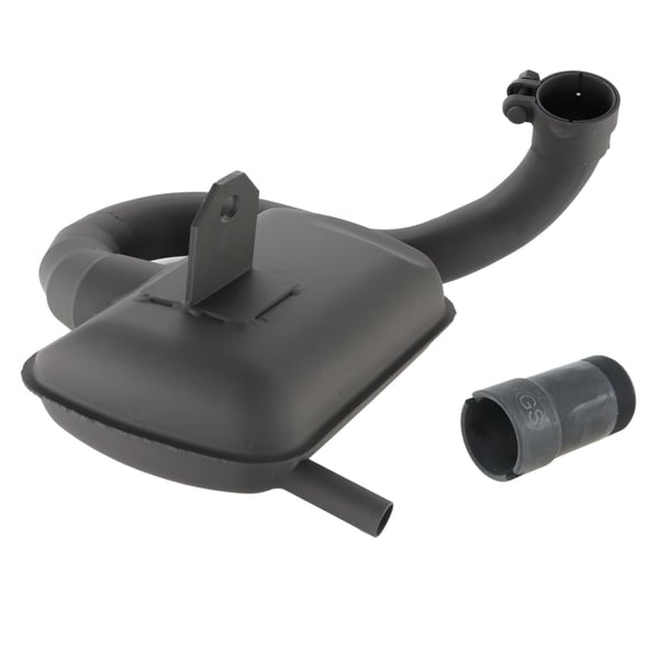 Rennauspuff SIP ROAD 2-0 0205- 0206- Stahl schwarz- Farbe (ESD): silber f�r Vespa 160 GS-180 Rally-SS