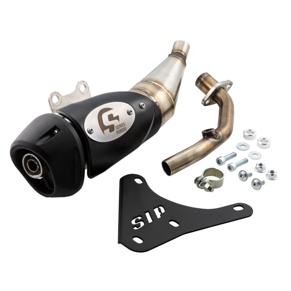 Rennauspuff SIP SERIES PORDOI f�r Vespa Primavera-Sprint 125-150ccm i-e- 3V 4T AC f�r PIAGGIO 3V LEM (Euro3)-iGet (Euro4-Euro5)