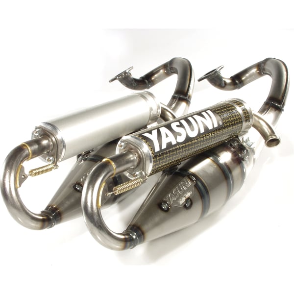 Rennauspuff YASUNI Scooter R für MINARELLI liegend AC-LC Rennauspuff YASUNI Scooter R für MINARELLI liegend AC-LC