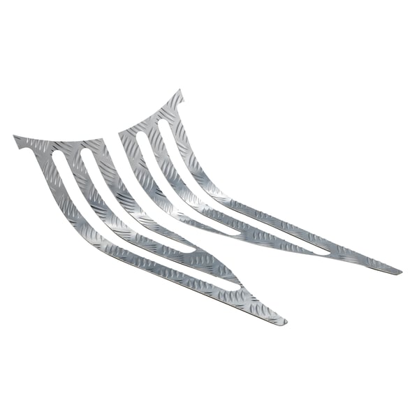 Riffelblechsatz SIP- Fussraumabdeckung-Trittbrett f�r Vespa GTS-GTS Super-GTV-GT 60 125-300ccm
