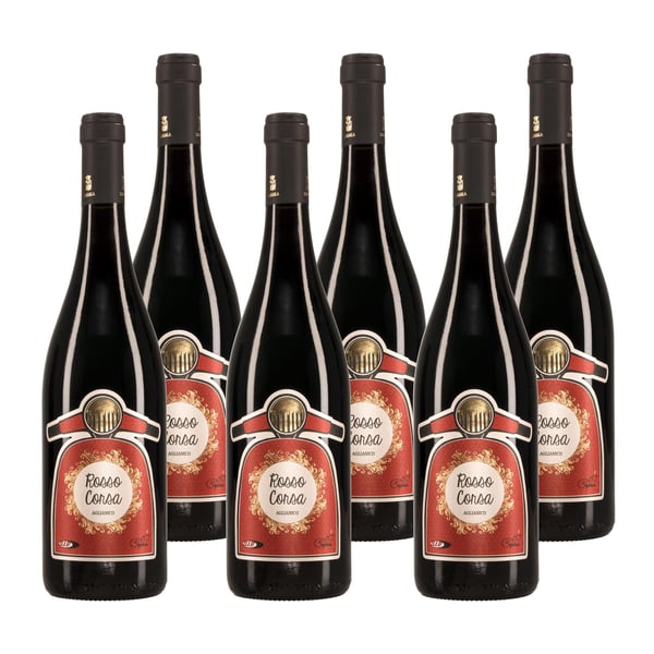 Rotwein -Rosso Corsa� mit Motiv Vespa Motorroller- Aglianico del Vulture- 2016 
