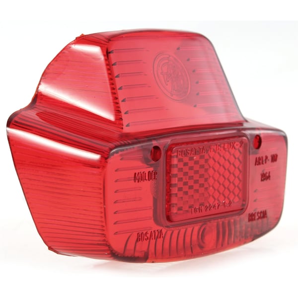 R�cklichtglas BOSATTA Antik gross 96332 - 97440 f�r Vespa 125 VNB6-150 GL-Sprint- 025478-180SS-0018000