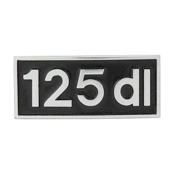 Schriftzug CASA LAMBRETTA 125 DL Beinschild 22150503 f�r Lambretta 125 DL