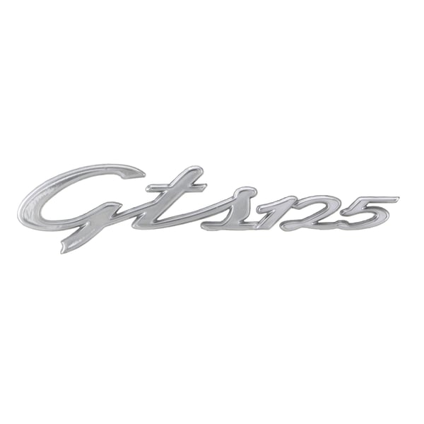Schriftzug GTS 125 Seitenhaube rechts 654042 - 656233 f�r Vespa GTS 125ccm
