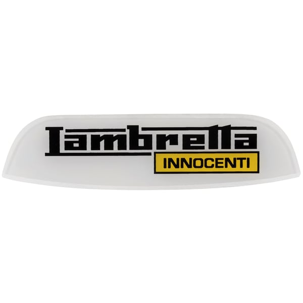Schriftzug INNOCENTI Lambretta Heck f�r Lambretta 125 LI 3-LIS-150 LI 3-LIS-SX-175 TV 3-200 TV-SX