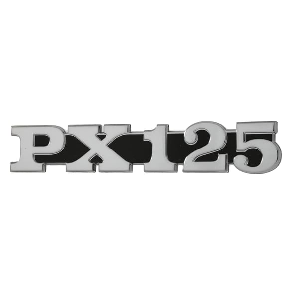 Schriftzug PIAGGIO PX 125 Seitenhaube links 673234 f�r Vespa PX 125 2011