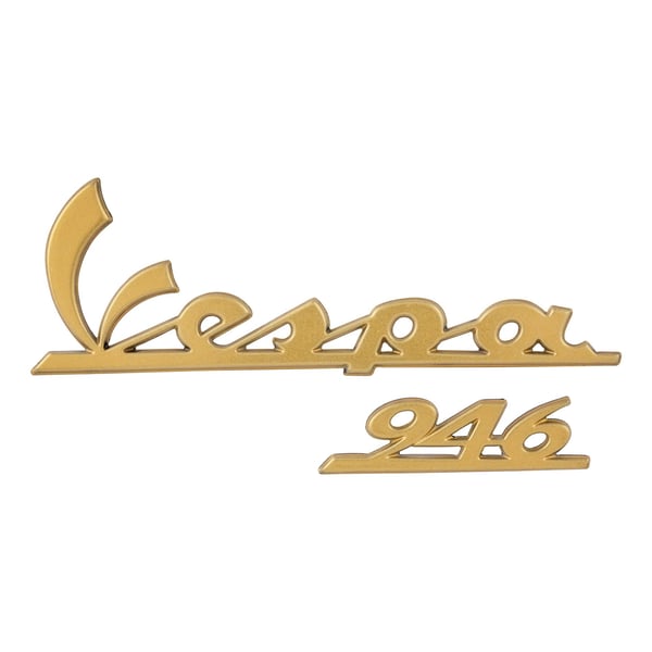 Schriftzug Vespa 946 Beinschild-Top Case 2H004258 f�r Vespa LX-LXV-S-Primavera-Sprint-GTS-GTS Super-GTV-GT 60-GT-GT L-PX 2011 125-300ccm