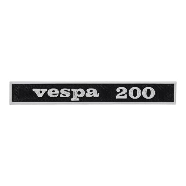 Schriftzug VESPTEC Vespa 200 Heck hinten f�r Vespa 50 R- V5A1T 828604 -