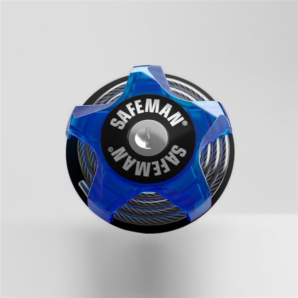 Sicherheitsschloss SAFEMAN blau 
