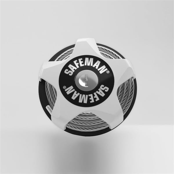 Sicherheitsschloss SAFEMAN weiss 