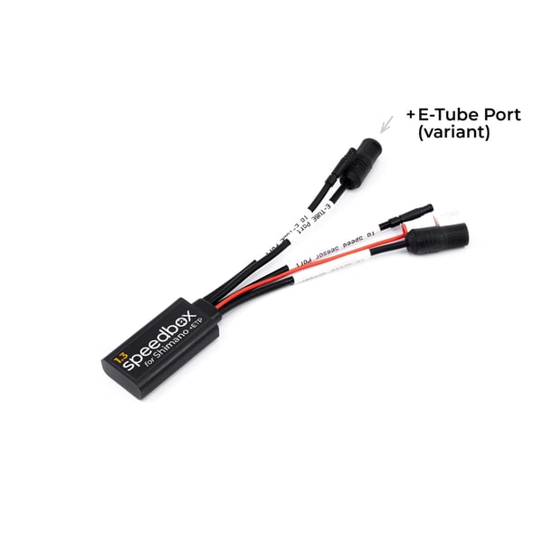 Tuningmodul E-Bike SPEEDBOX 1-3 + E-Tube port f�r E-Bikes-Pedelecs mit Motor SHIMANO EP8- mit Di2 oder Satellite System mit E-TUBE