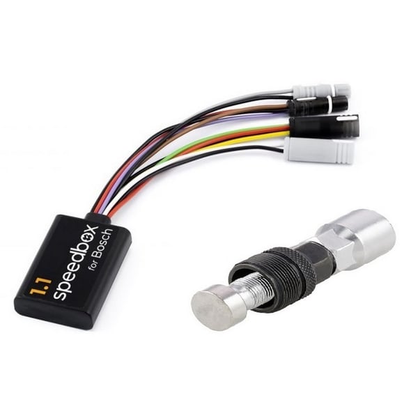 Tuningmodul Set E-Bike SPEEDBOX 1-1 -22 (Gen4 Smart System) mit Kurbelabzieher f�r E-Bikes-Pedelecs mit Motor BOSCH Performance Line CX- Gen4 Smart System (BES3)