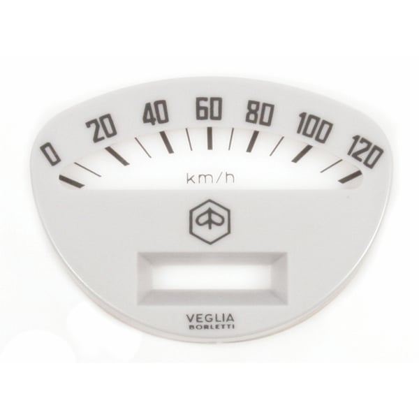 Ziffernblatt PIAGGIO Tachometer 120264 f�r Vespa 50 SS-90 SS-125 PV-150 SprintV